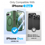 Temdan iPhone Duo Manyetik Gizli Standl� K�l�f -Green