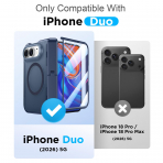 Temdan iPhone Duo Manyetik Gizli Standl� K�l�f -Blue