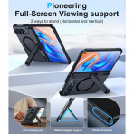 Temdan iPhone Duo Manyetik Gizli Standl� K�l�f -Black