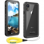 Temdan iPhone XR Su Geirmez Klf (MIL-STD-810G)