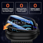 Tensea Apple Watch Ultra 3 Ekran Koruyucu (2 Adet)-Black