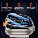 Tensea Apple Watch Ultra 3 Ekran Koruyucu (2 Adet)-Titanium