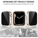 Tensea Apple Watch 9/8/7 Uyumlu Bumper Klf (41mm)-Starlight