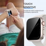 Tensea Apple Watch 9/8/7 Uyumlu Bumper Klf (41mm)-Clear