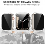 Tensea Apple Watch 9/8/7 Uyumlu Bumper Klf (45mm)-Clear