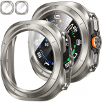 Tensea Bumper Galaxy Watch Ultra 47mm Bumper K�l�f-Titanium