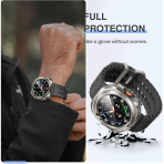 Tensea Bumper Galaxy Watch Ultra 47mm Bumper K�l�f-Titanium