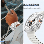 Tensea Bumper Galaxy Watch Ultra 47mm Bumper K�l�f-Silver