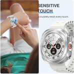 Tensea Bumper Galaxy Watch Ultra 47mm Bumper K�l�f-Silver