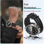 Tensea Galaxy Watch Ultra 47mm Bumper K�l�f-Titanium Gray