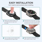 Tensea Galaxy Watch Ultra 47mm Bumper K�l�f-Titanium Gray