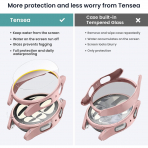 Tensea Samsung Galaxy Watch 6 40mm Bumper K�l�f-Rose Gold
