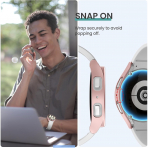 Tensea Samsung Galaxy Watch 6 40mm Bumper K�l�f-Rose Gold
