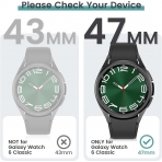 Tensea Samsung Galaxy Watch 6 Classic 47mm Bumper Klf