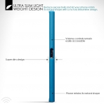 Terrapin Sony Xperia XZ Premium Solid Mat Klf-Blue
