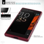 Terrapin Sony Xperia XZ Kapak-Solid Red Matte Finish