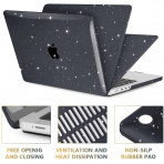 Teryeefi MacBook Pro Koruyucu Klf (14 in)(2021)-Sparkly Black