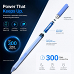 Tesha ASUS ZenBook/Vivobook/ROG Uyumlu Aktif Kalem-Blue