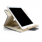 Thankscase Apple iPad Pro Stand Kapak Klf (10.5 in)-Black Gold Plus