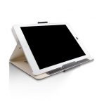 Thankscase Apple iPad Stand Kapak Klf (12.9 in)-Leather Black