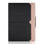 Thankscase Apple iPad Stand Kapak Klf (12.9 in)-Black Rose Plus