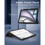 TiMOVO Apple iPad Air M2 Standl Klf (13 in)-Black