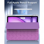 TiMOVO Apple iPad Air M2 Standl Klf (13 in)-Glitter Purple