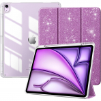 TiMOVO Apple iPad Air M2 Standl Klf (13 in)-Glitter Purple