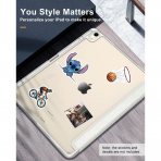 TiMOVO Apple iPad Air M2 Standl Klf (13 in)-Glitter White