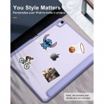 TiMOVO Apple iPad Air M2 Standl Klf (13 in)-Lavender Purple