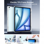 TiMOVO Apple iPad Air M2 Standl Klf (13 in)-Light Blue