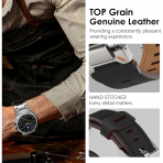 WINGLE Galaxy Watch 8 44mm Deri Kay -Titanium Black