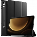 TiMOVO Kalem Blmeli Galaxy Tab S9 FE Klf-Black