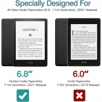 TiMOVO Kindle Paperwhite Klf (6.8 in) (11.Nesil)-Black