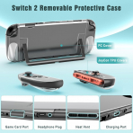 TiMOVO Nintendo Switch 2 Koruyucu Klf Seti