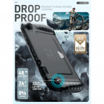 i-Blason Nintendo Switch 2 Uyumlu Sert Klf-Frost Black 