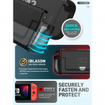 i-Blason Nintendo Switch 2 Uyumlu Sert Klf-Frost Black 