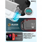 i-Blason Nintendo Switch 2 Uyumlu Sert Klf-Frost Clear