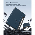 TiMOVO Galaxy Tab S10 Lite Standl Klf-Navy Blue