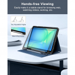 TiMOVO Galaxy Tab S10 Lite Standl Klf-Navy Blue