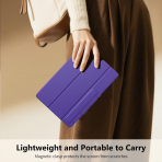 TiMOVO Samsung Galaxy Tab S10 Lite Manyetik Klf-Deep Purple