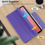 TiMOVO Samsung Galaxy Tab S10 Lite Manyetik Klf-Deep Purple