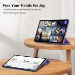TiMOVO Samsung Galaxy Tab S10 Lite Manyetik Klf-Deep Purple