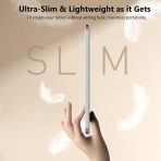 TiMOVO Samsung Galaxy Tab S11 Manyetik K�l�f-Silver Gray