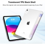 TiMOVO iPad 10.Nesil nce Klf(10.9 in)-Watercolor Purple