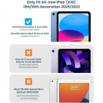 TiMOVO iPad 11.Nesil Manyetik Klf (11 in)-Black