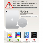 TiMOVO iPad 11.Nesil Klavyeli Klf (11 in)-Black