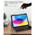 TiMOVO iPad 11.Nesil Klavyeli Klf (11 in)-Midnight Green