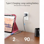 TiMOVO iPad 11.Nesil Klavyeli Klf (11 in)-Watermelon Red