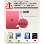 TiMOVO iPad 11.Nesil Klavyeli Klf (11 in)-Watermelon Red